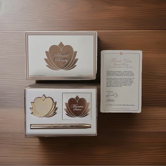 Blessed Beauty Other - 4 Eye Shadow shades In Gift Box set Magnetized Stackable - Brush included